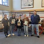 Beloit College students visited the Beloit Historical Society for a Behind the Scenes tour.